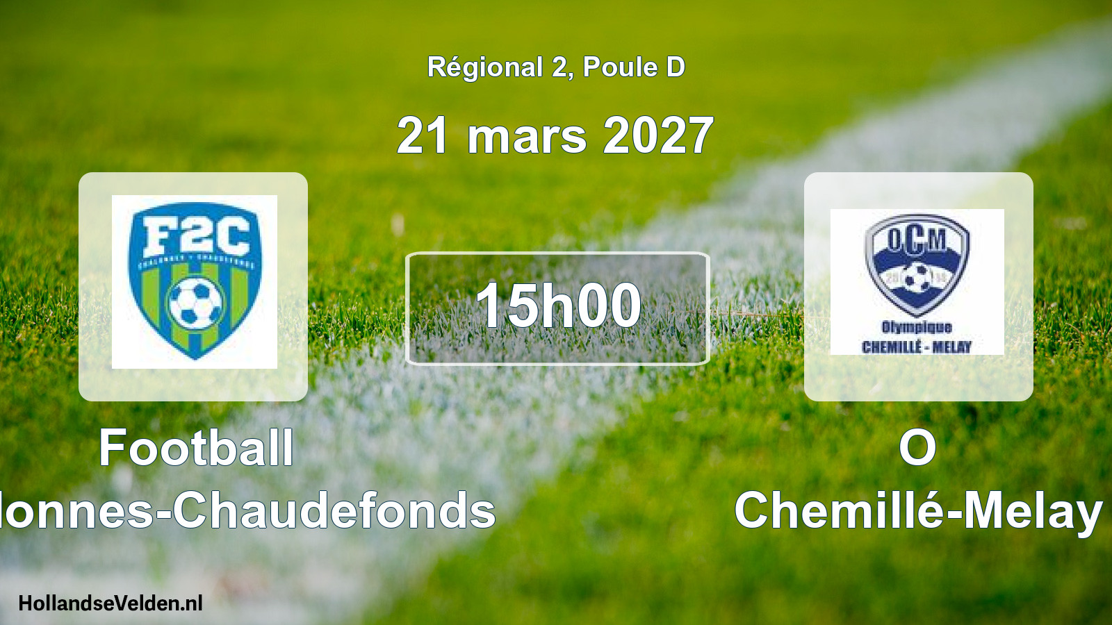 Scheduled Match: Football Chalonnes-Chaudefonds - O Chemillé-Melay (21 March 2027)
