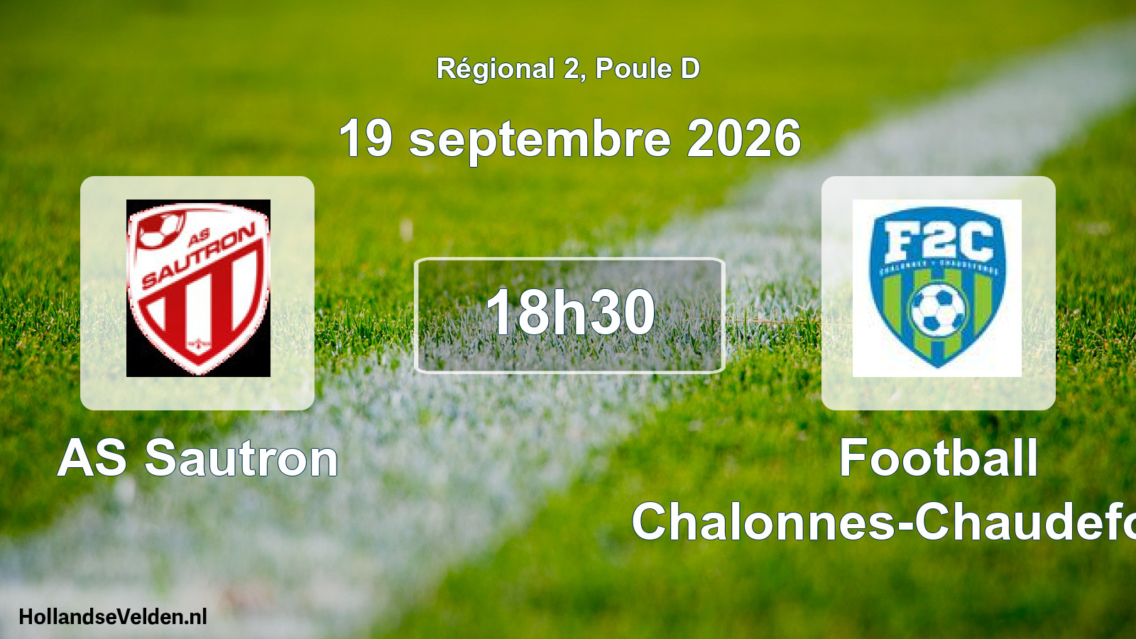 Scheduled Match: AS Sautron - Football Chalonnes-Chaudefonds (19 September 2026)