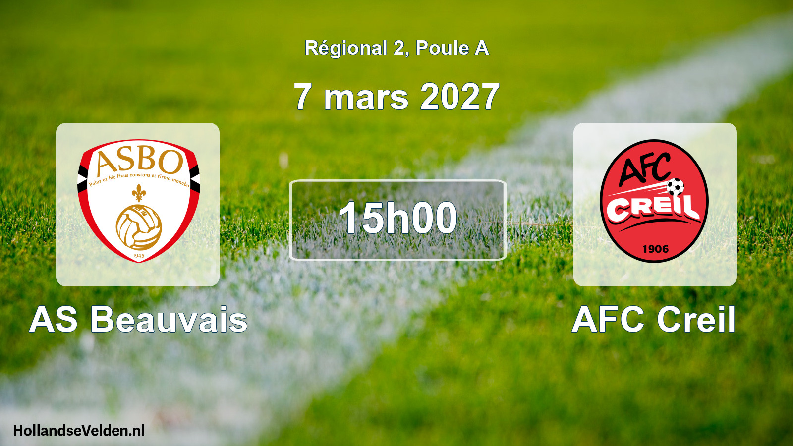 Scheduled Match: AS Beauvais - AFC Creil (7 March 2027)