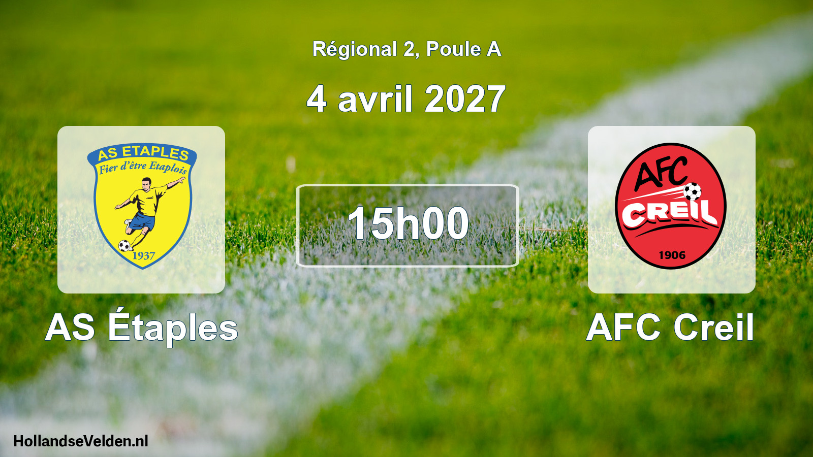 Scheduled Match: AS Étaples - AFC Creil (4 April 2027)