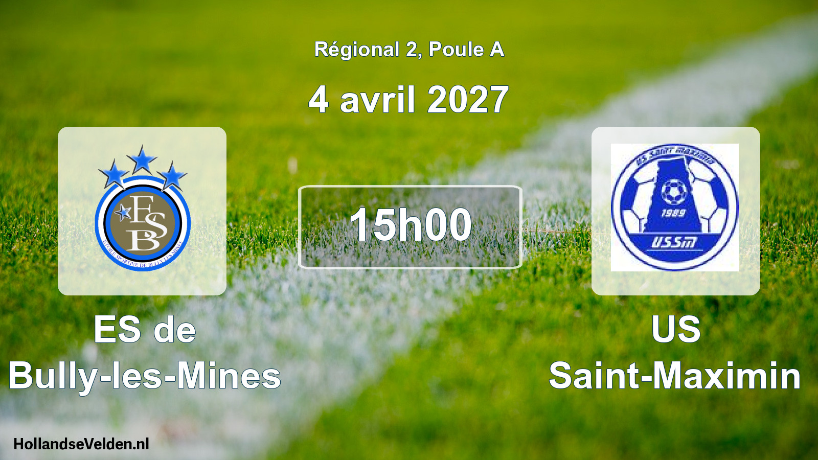 Scheduled Match: ES de Bully-les-Mines - US Saint-Maximin (4 April 2027)