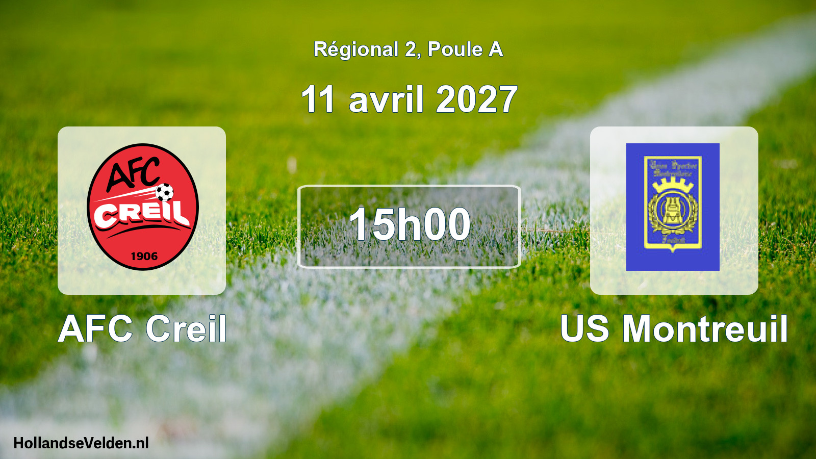 Scheduled Match: AFC Creil - US Montreuil (11 April 2027)