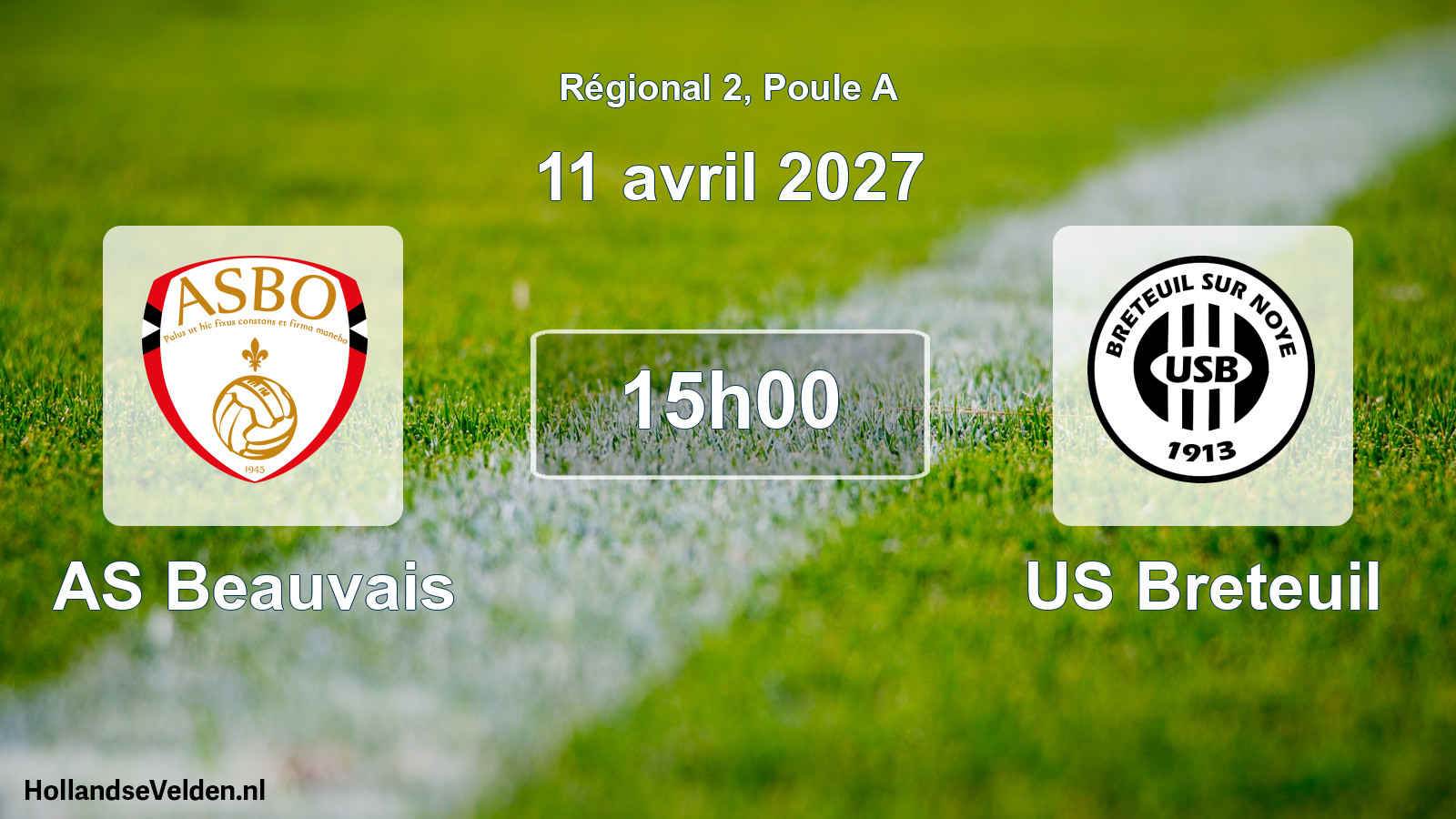 Scheduled Match: AS Beauvais - US Breteuil (11 April 2027)