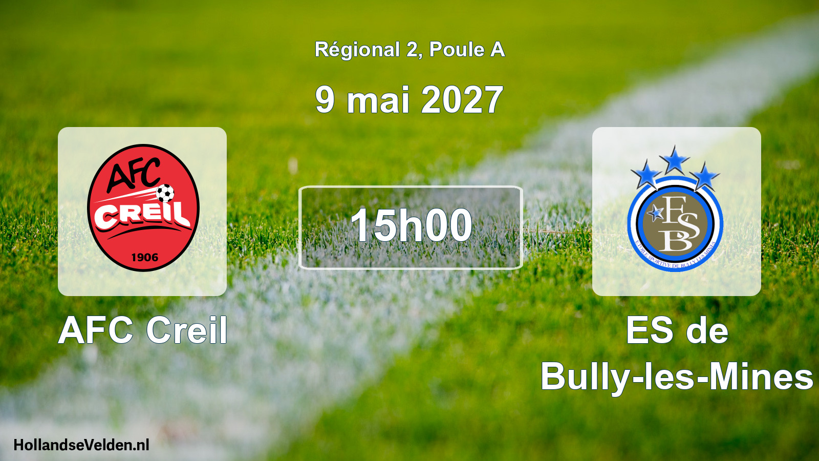 Scheduled Match: AFC Creil - ES de Bully-les-Mines (9 May 2027)