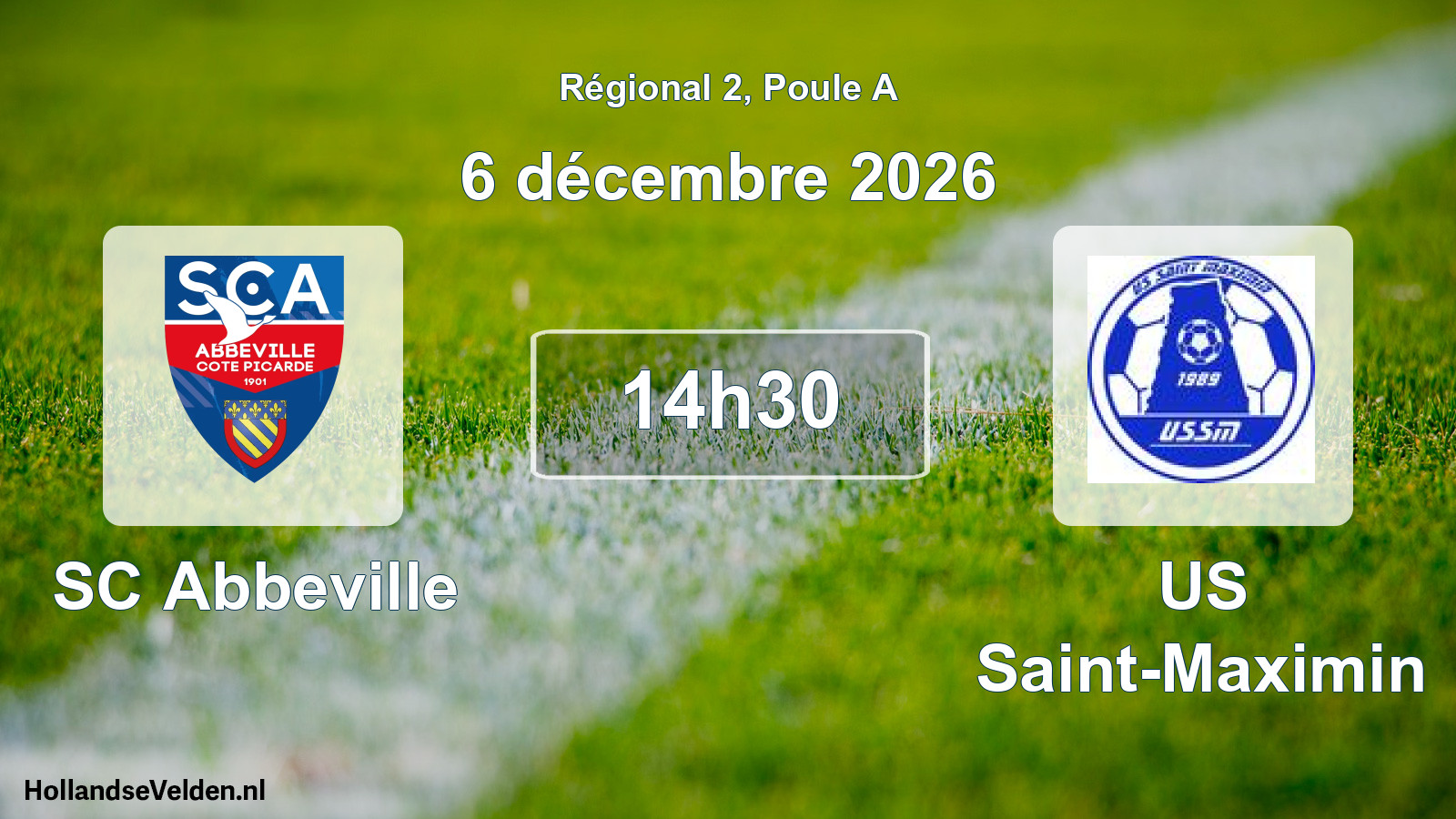 Scheduled Match: SC Abbeville - US Saint-Maximin (6 December 2026)