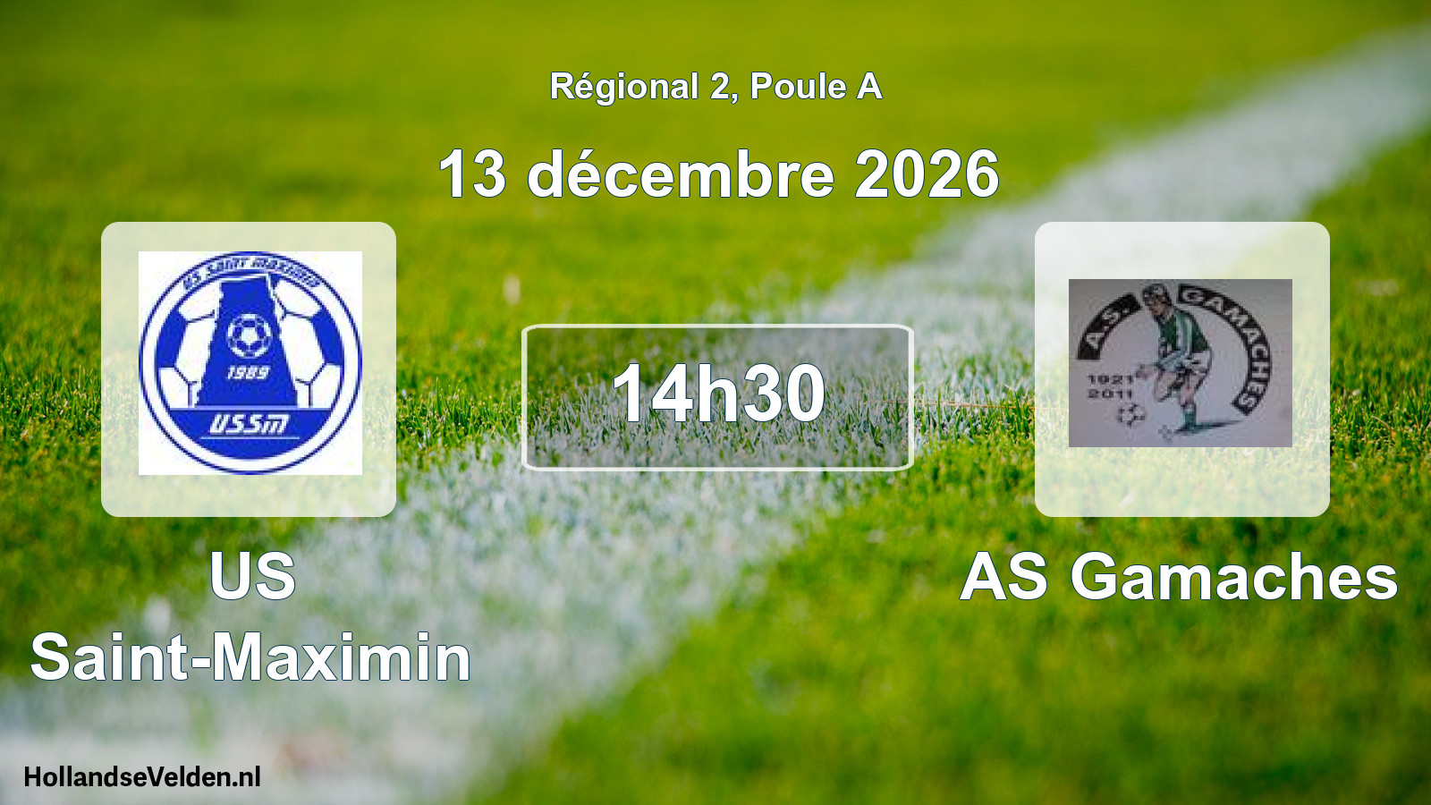 Scheduled Match: US Saint-Maximin - AS Gamaches (13 December 2026)