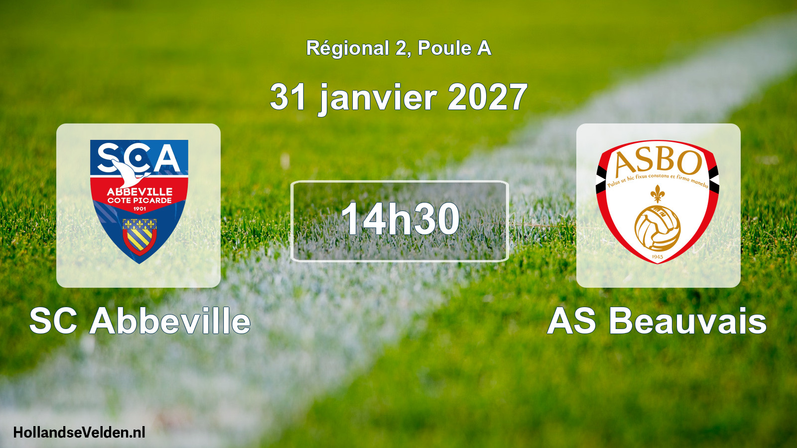 Scheduled Match: SC Abbeville - AS Beauvais (31 January 2027)