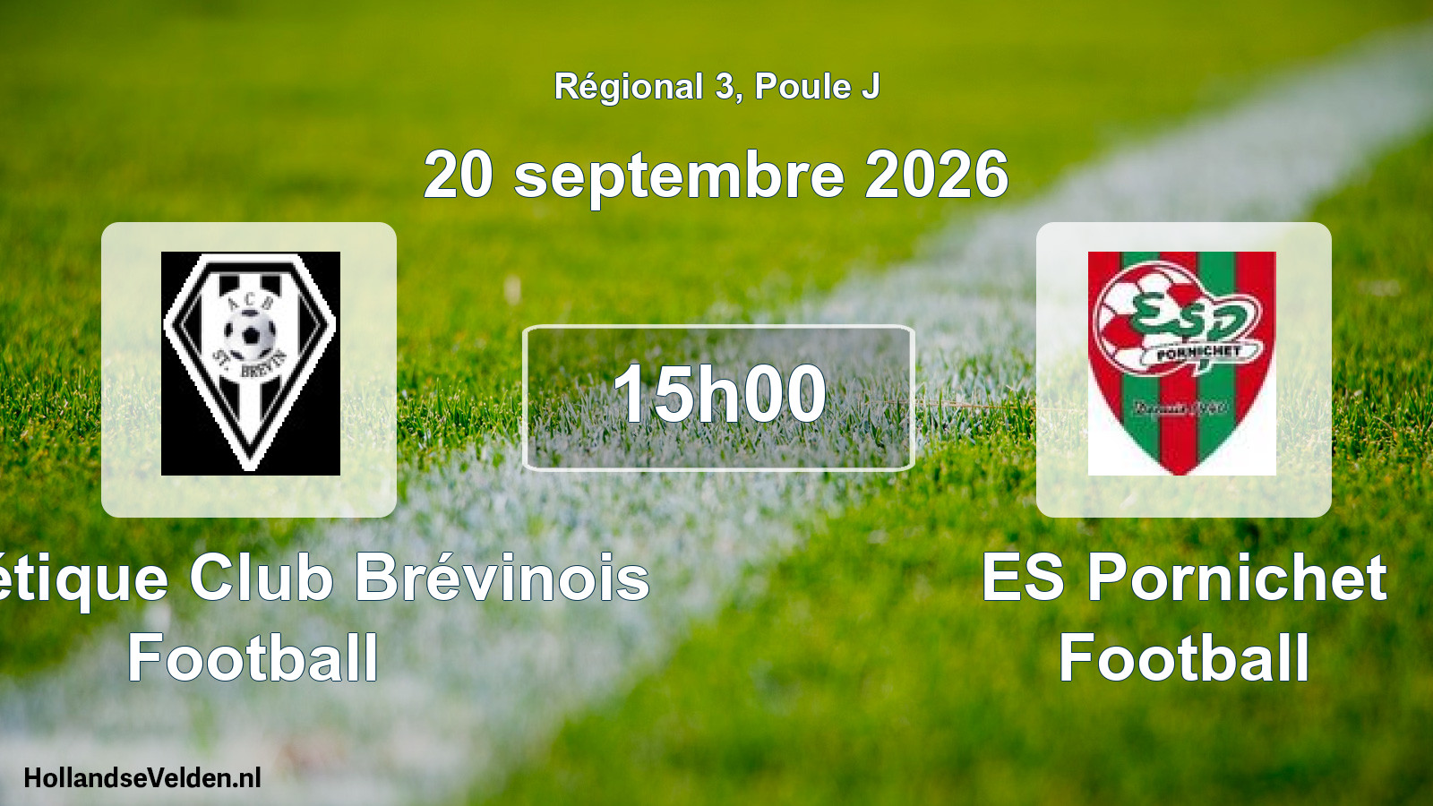 Scheduled Match: Athlétique Club Brévinois Football - ES Pornichet Football (20 September 2026)