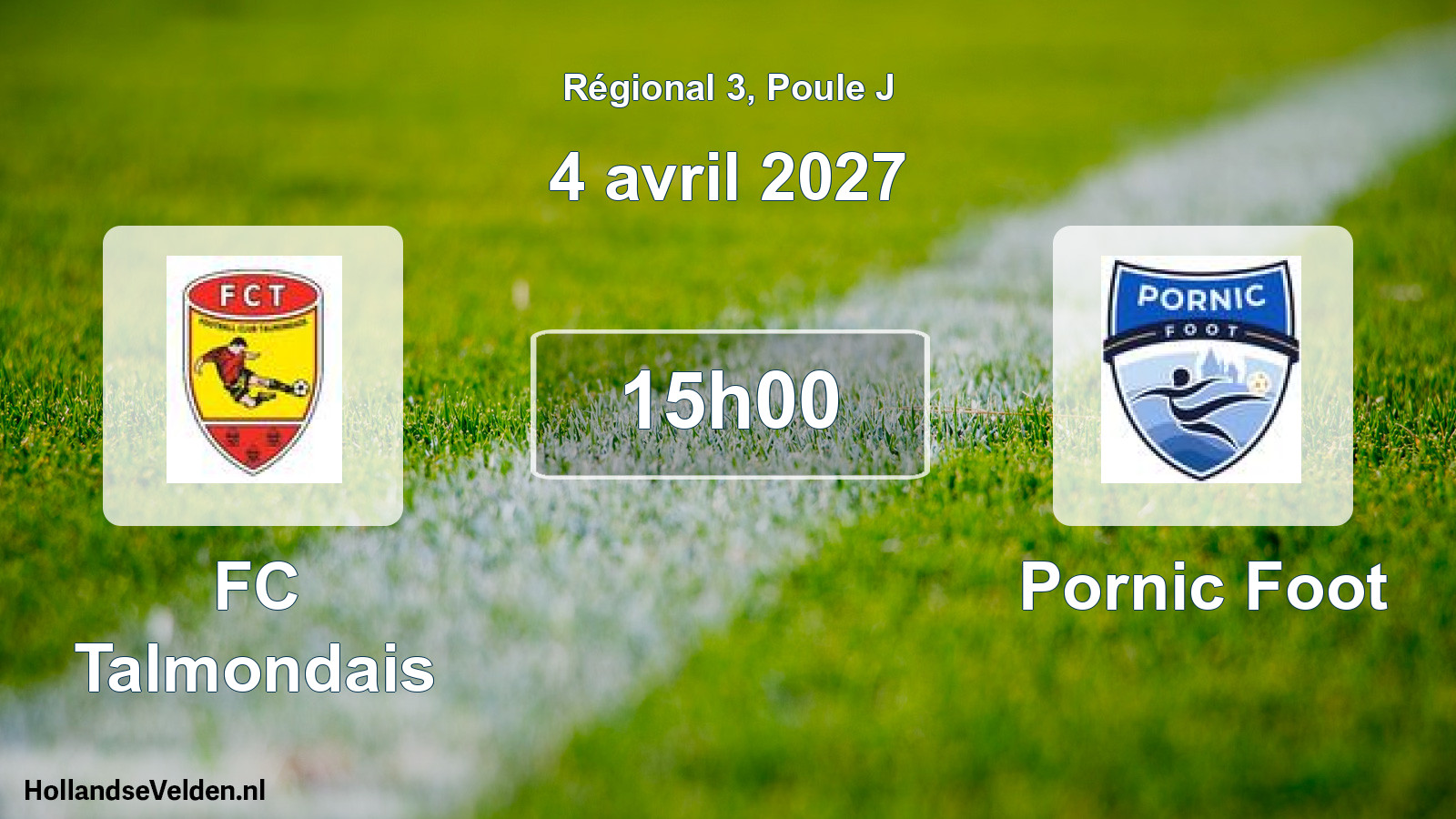 Scheduled Match: FC Talmondais - Pornic Foot (4 April 2027)