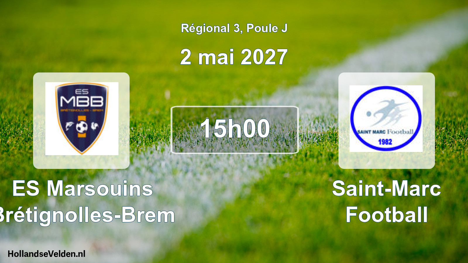 Scheduled Match: ES Marsouins Brétignolles-Brem - Saint-Marc Football (2 May 2027)