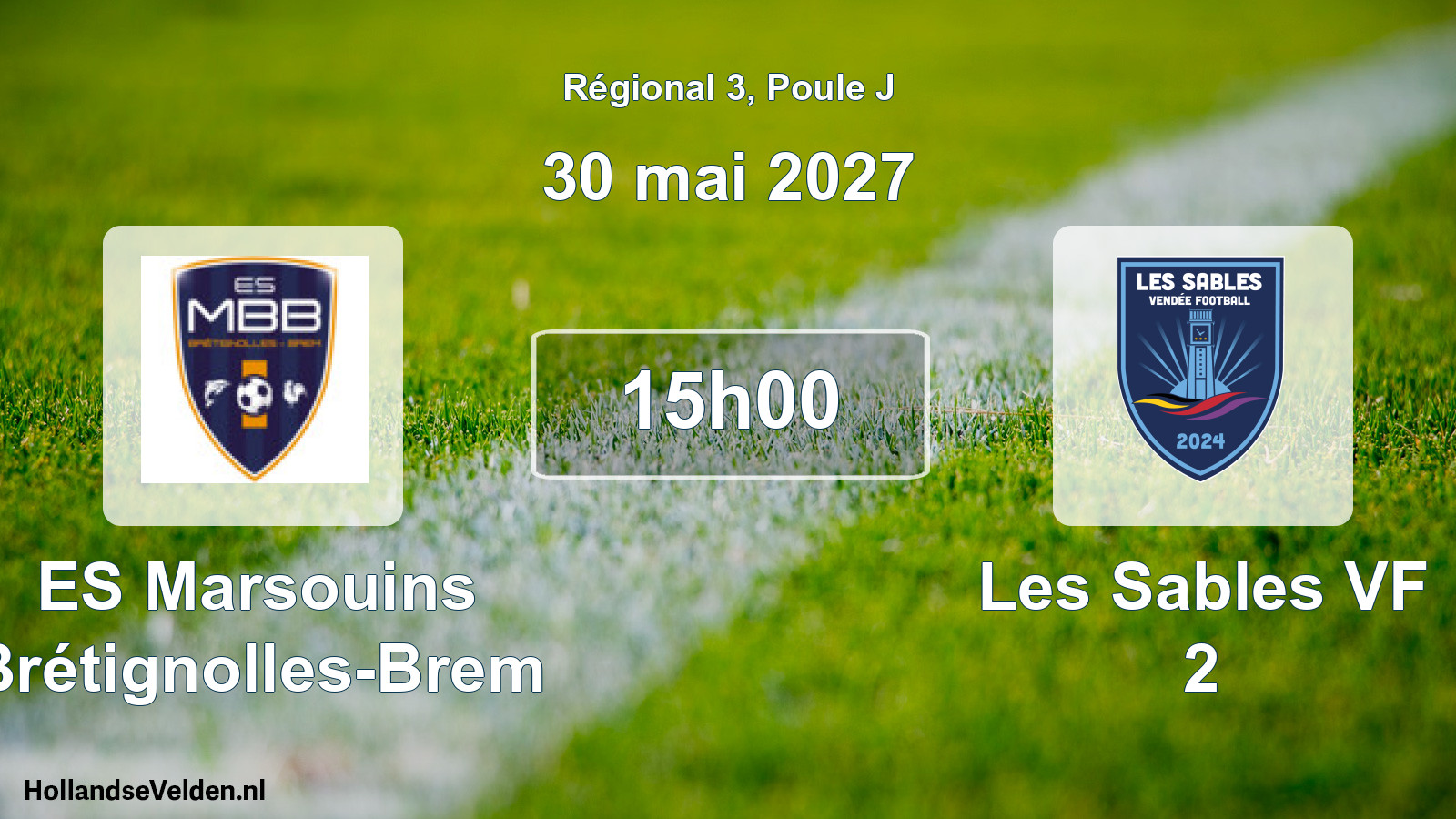 Scheduled Match: ES Marsouins Brétignolles-Brem - Les Sables VF 2 (30 May 2027)