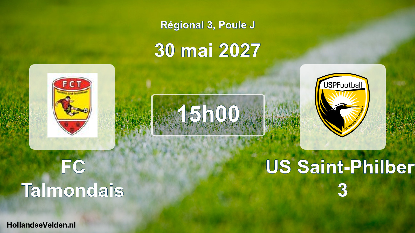 Geplande wedstrijd: FC Talmondais - US Saint-Philbert 3 (30 mei 2027)