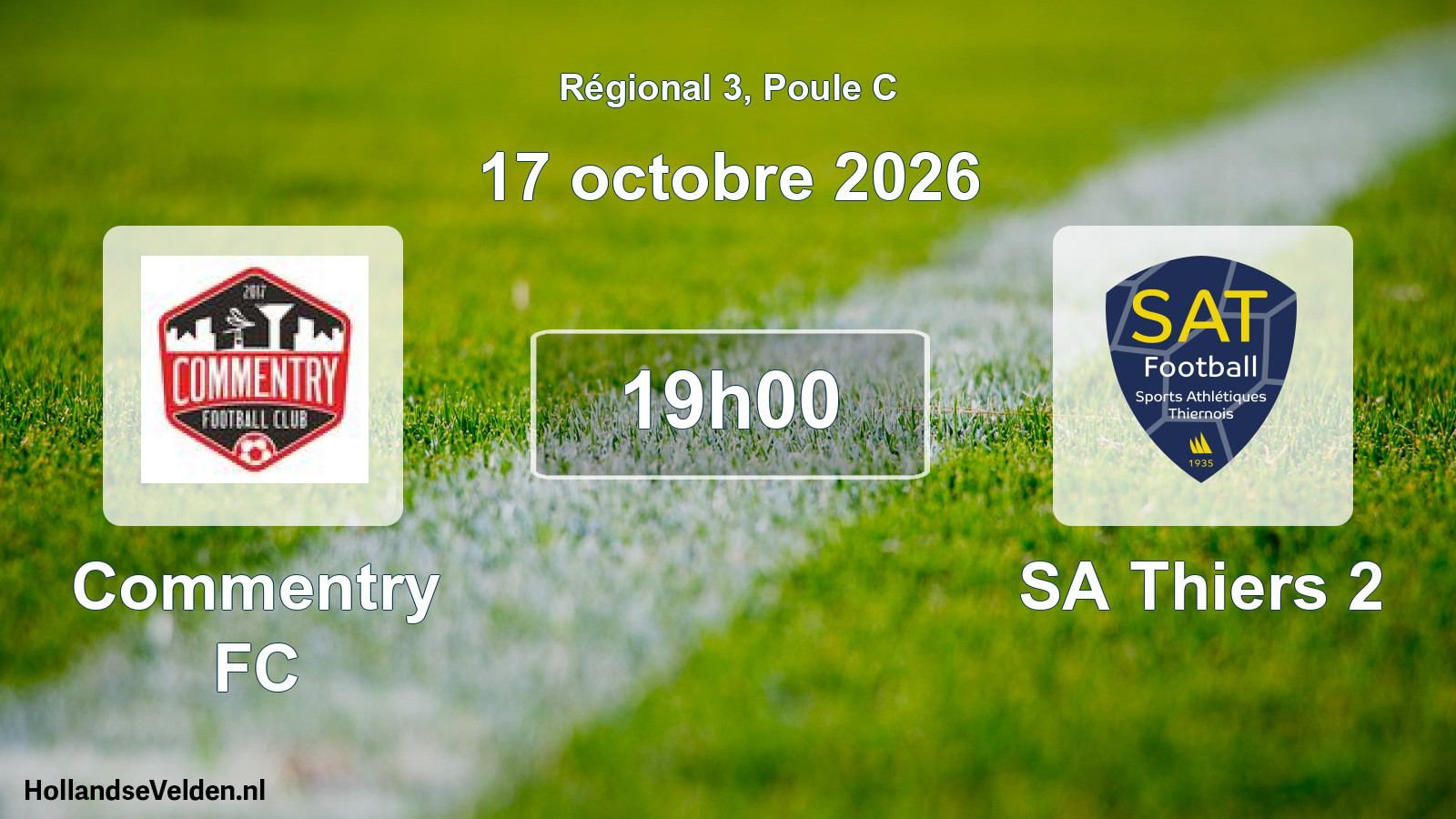 Scheduled Match: Commentry FC - SA Thiers 2 (17 October 2026)