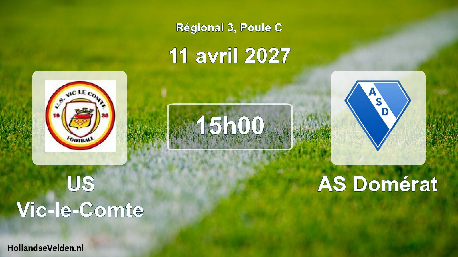 Scheduled Match: US Vic-le-Comte - AS Domérat (11 April 2027)