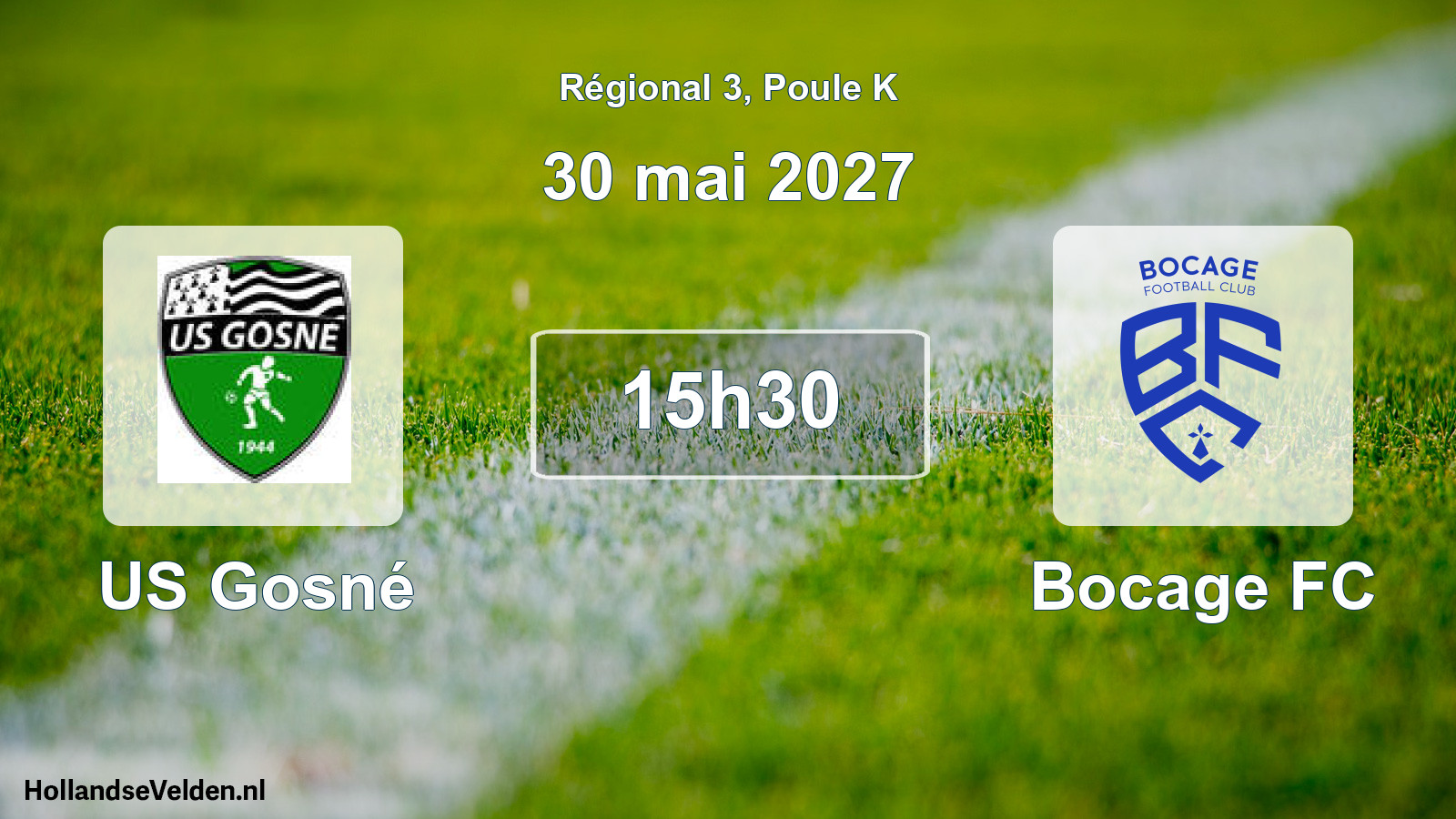 Scheduled Match: US Gosné - Bocage FC (30 May 2027)