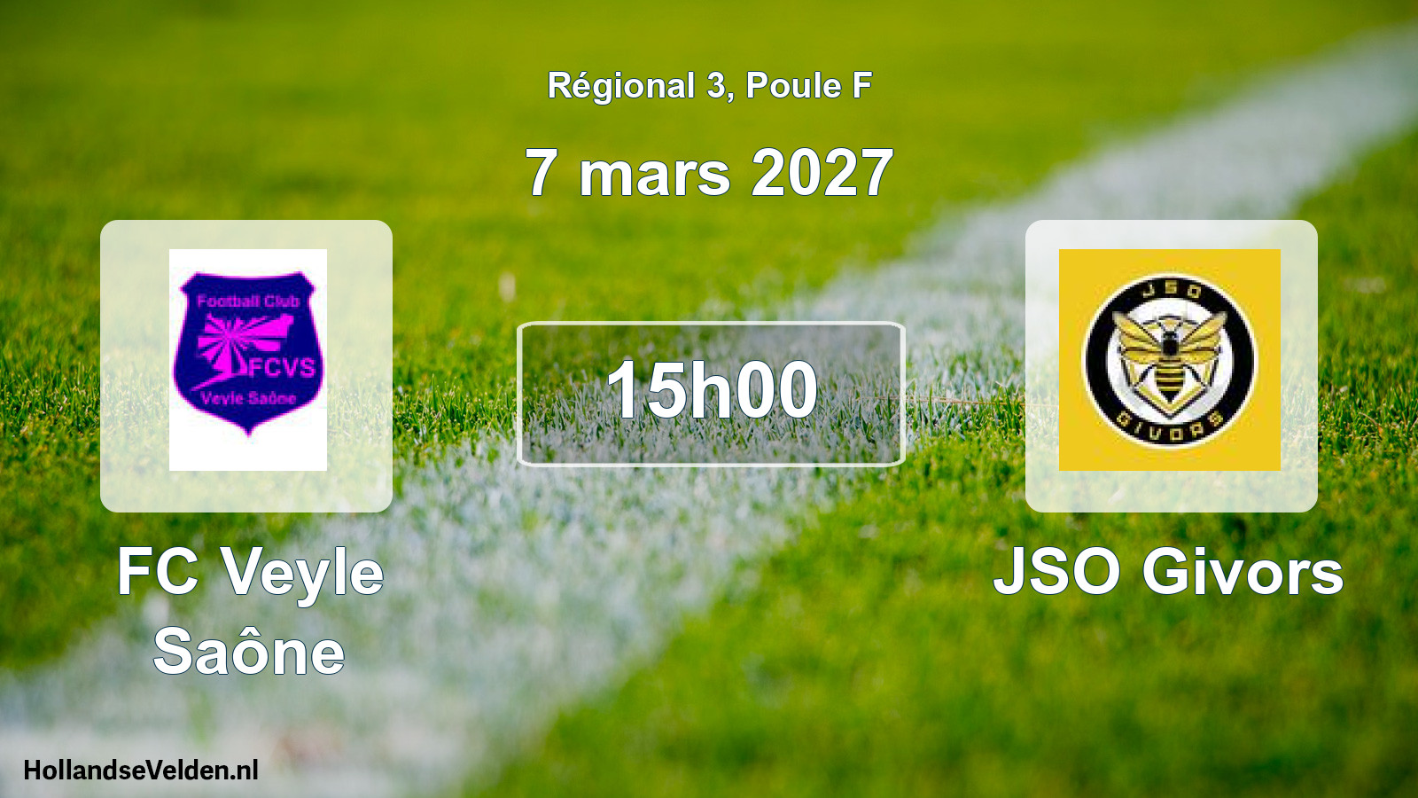 Scheduled Match: FC Veyle Saône - JSO Givors (7 March 2027)