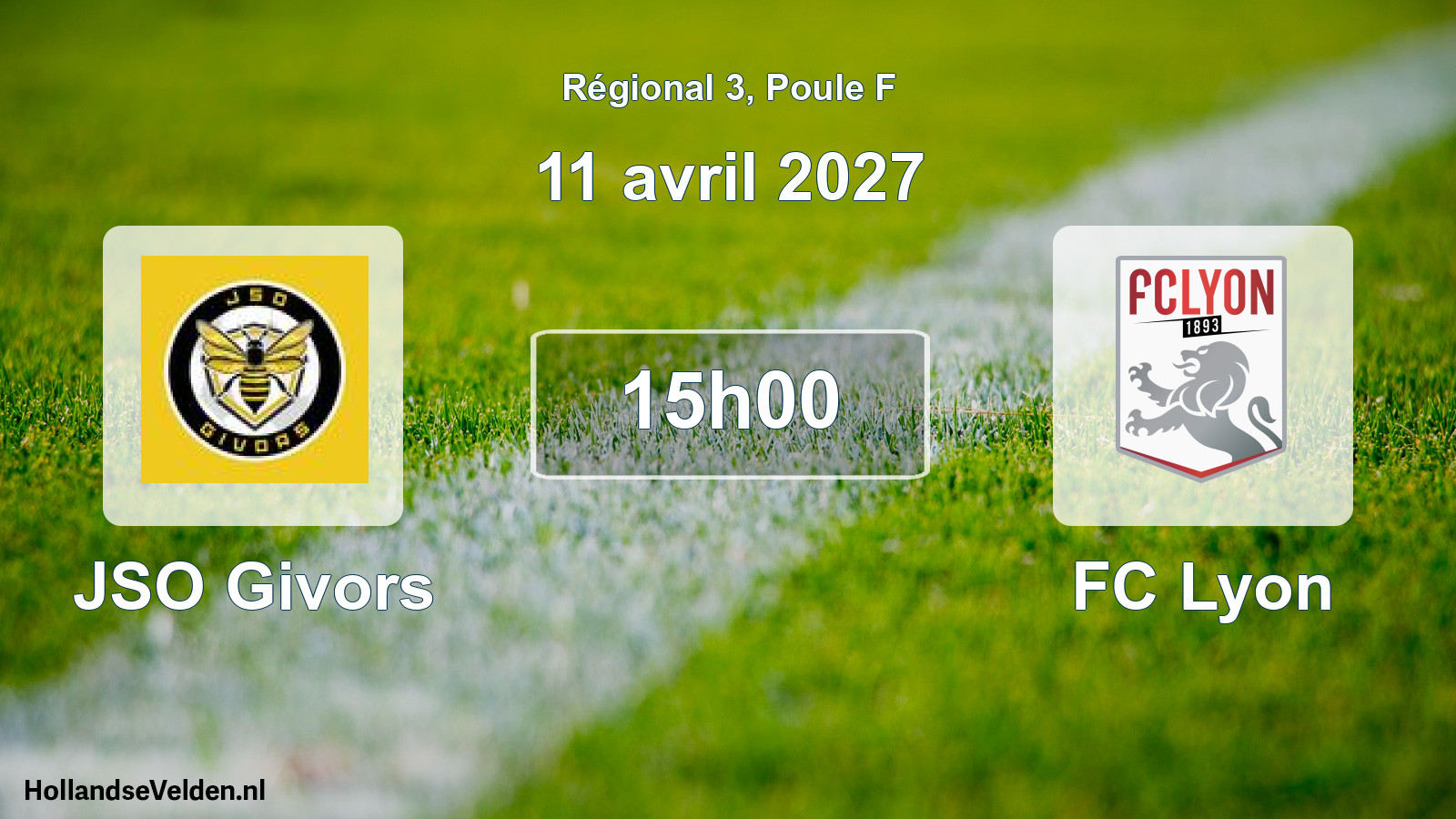 Scheduled Match: JSO Givors - FC Lyon (11 April 2027)
