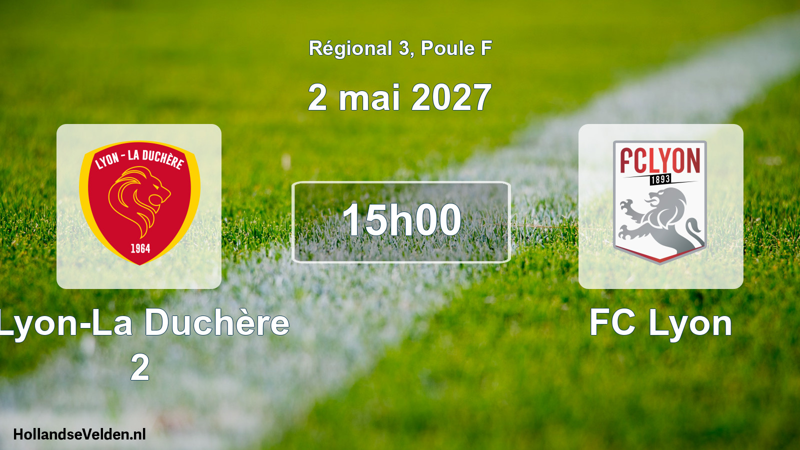 Scheduled Match: Lyon-La Duchère 2 - FC Lyon (2 May 2027)