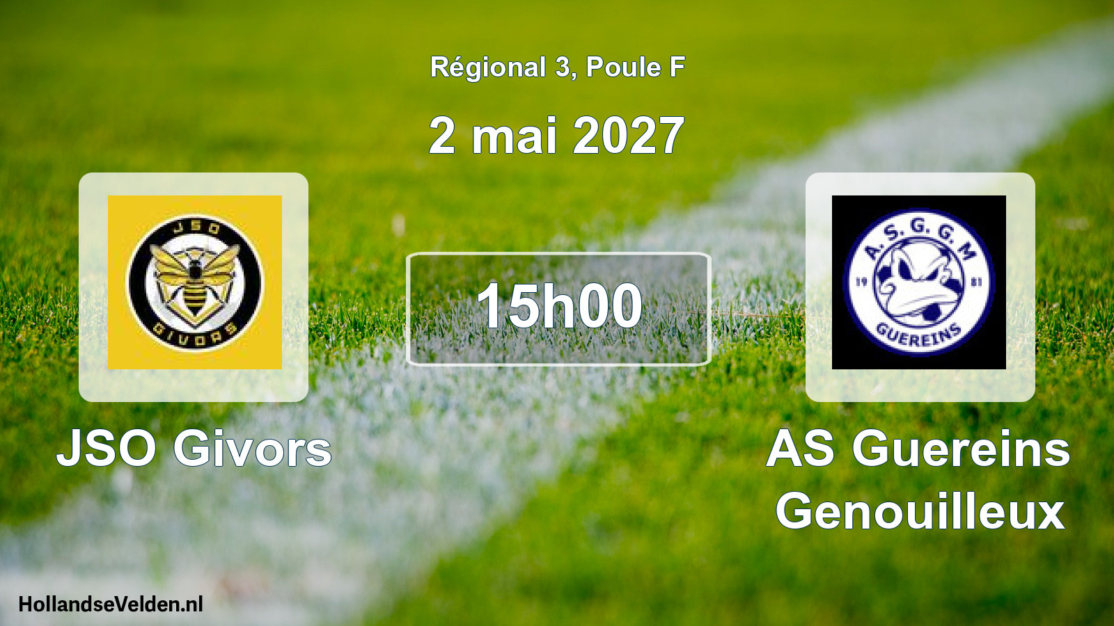 Match programmé: JSO Givors - AS Guereins Genouilleux (2 mai 2027)