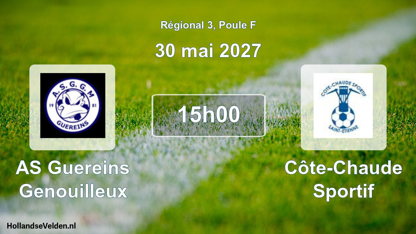 Scheduled Match: AS Guereins Genouilleux - Côte-Chaude Sportif (30 May 2027)