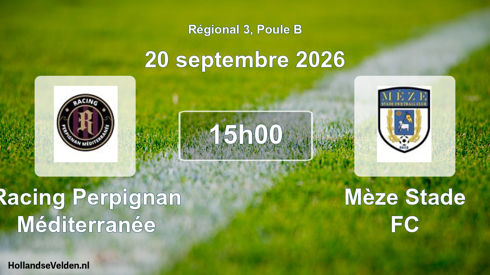 Scheduled Match: Racing Perpignan Méditerranée - Mèze Stade FC (20 September 2026)