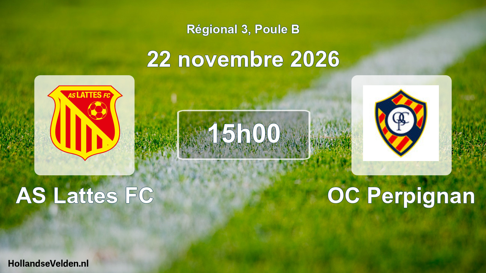 Scheduled Match: AS Lattes FC - OC Perpignan (22 November 2026)