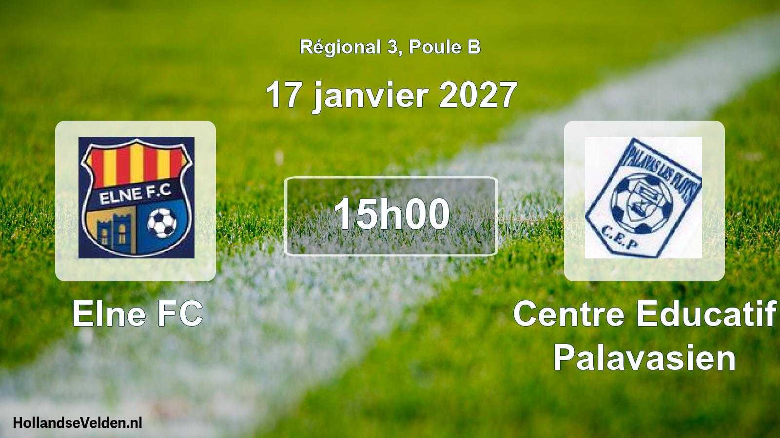 Scheduled Match: Elne FC - Centre Educatif Palavasien (17 January 2027)
