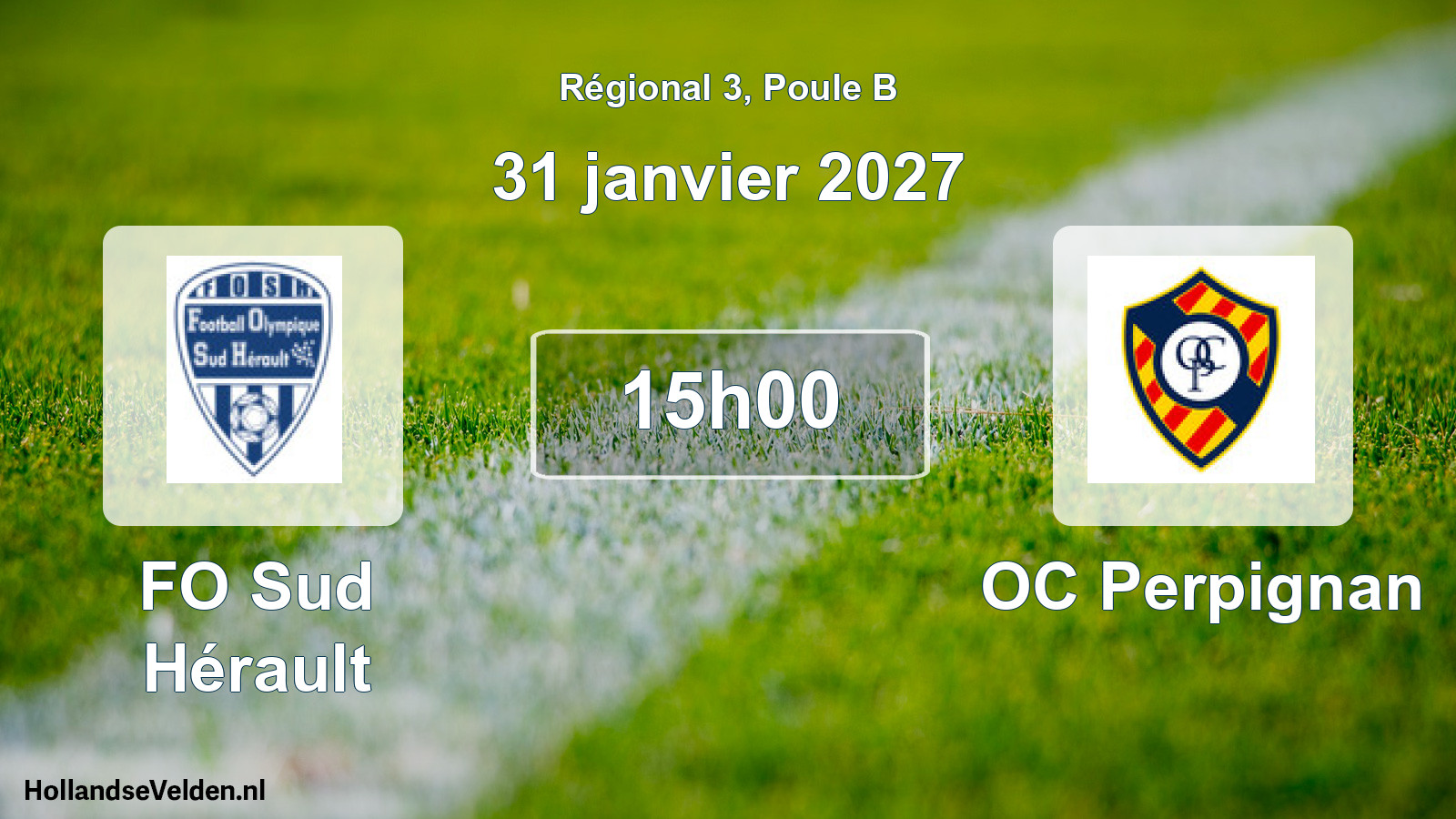 Scheduled Match: FO Sud Hérault - OC Perpignan (31 January 2027)
