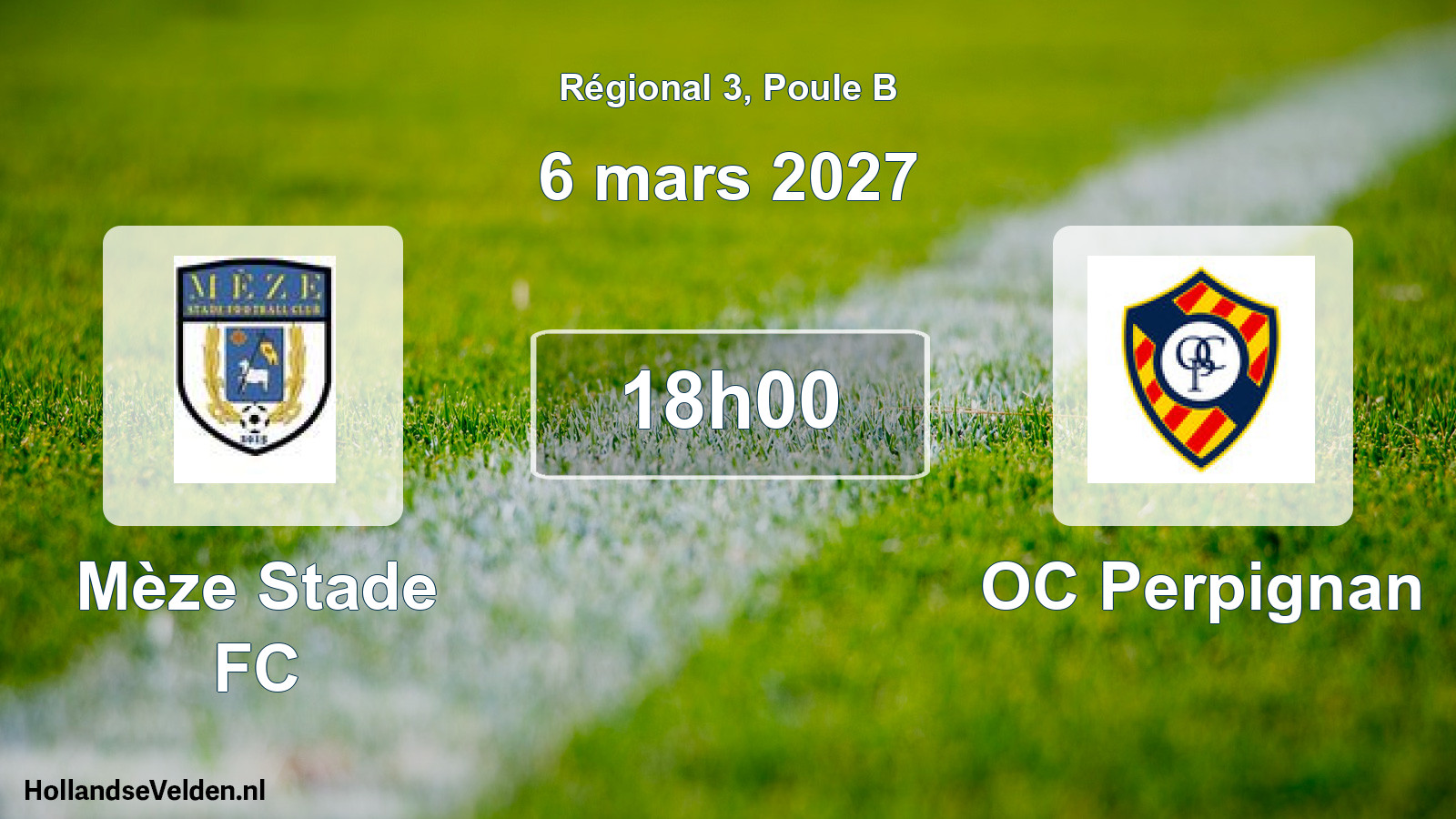 Scheduled Match: Mèze Stade FC - OC Perpignan (6 March 2027)