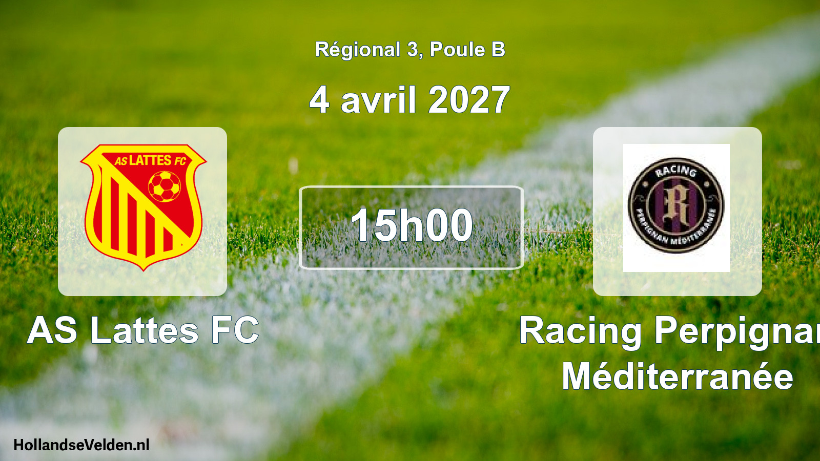 Scheduled Match: AS Lattes FC - Racing Perpignan Méditerranée (4 April 2027)