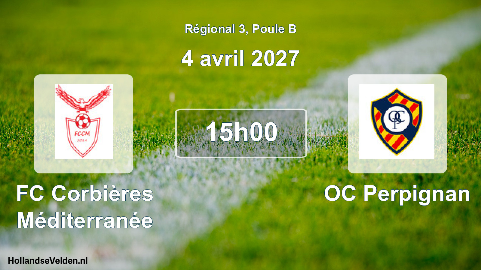 Scheduled Match: FC Corbières Méditerranée - OC Perpignan (4 April 2027)