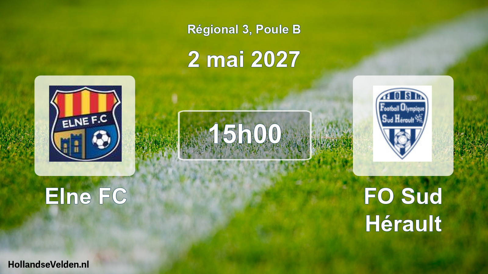 Scheduled Match: Elne FC - FO Sud Hérault (2 May 2027)