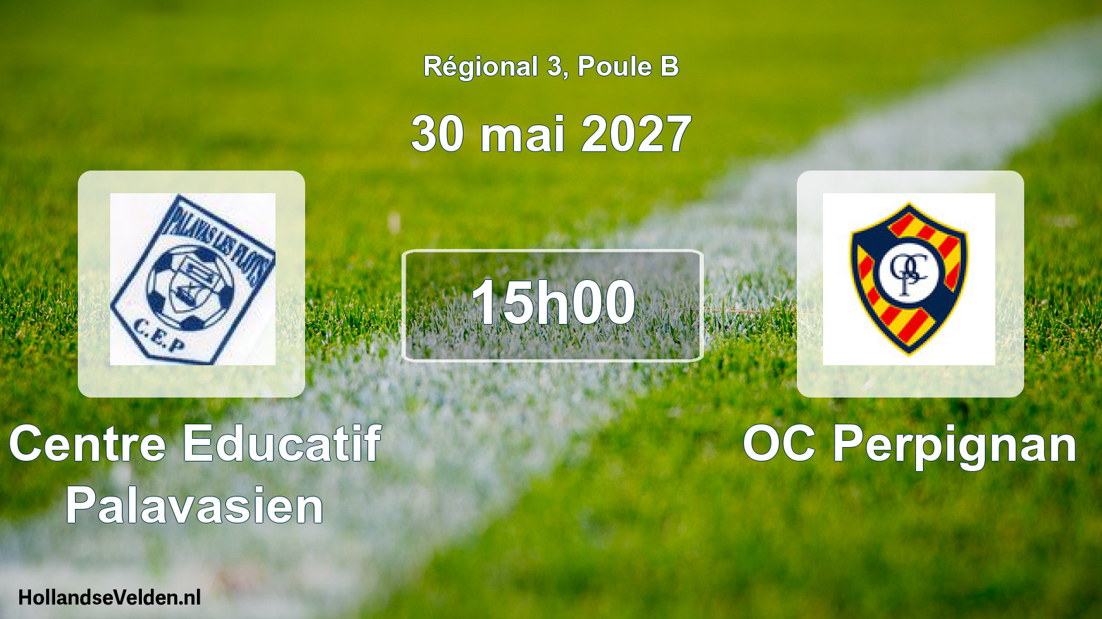 Match programmé: Centre Educatif Palavasien - OC Perpignan (30 mai 2027)