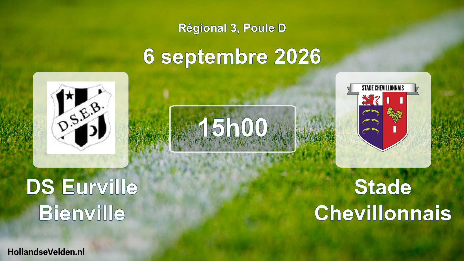 Match programmé: DS Eurville Bienville - Stade Chevillonnais (6 septembre 2026)