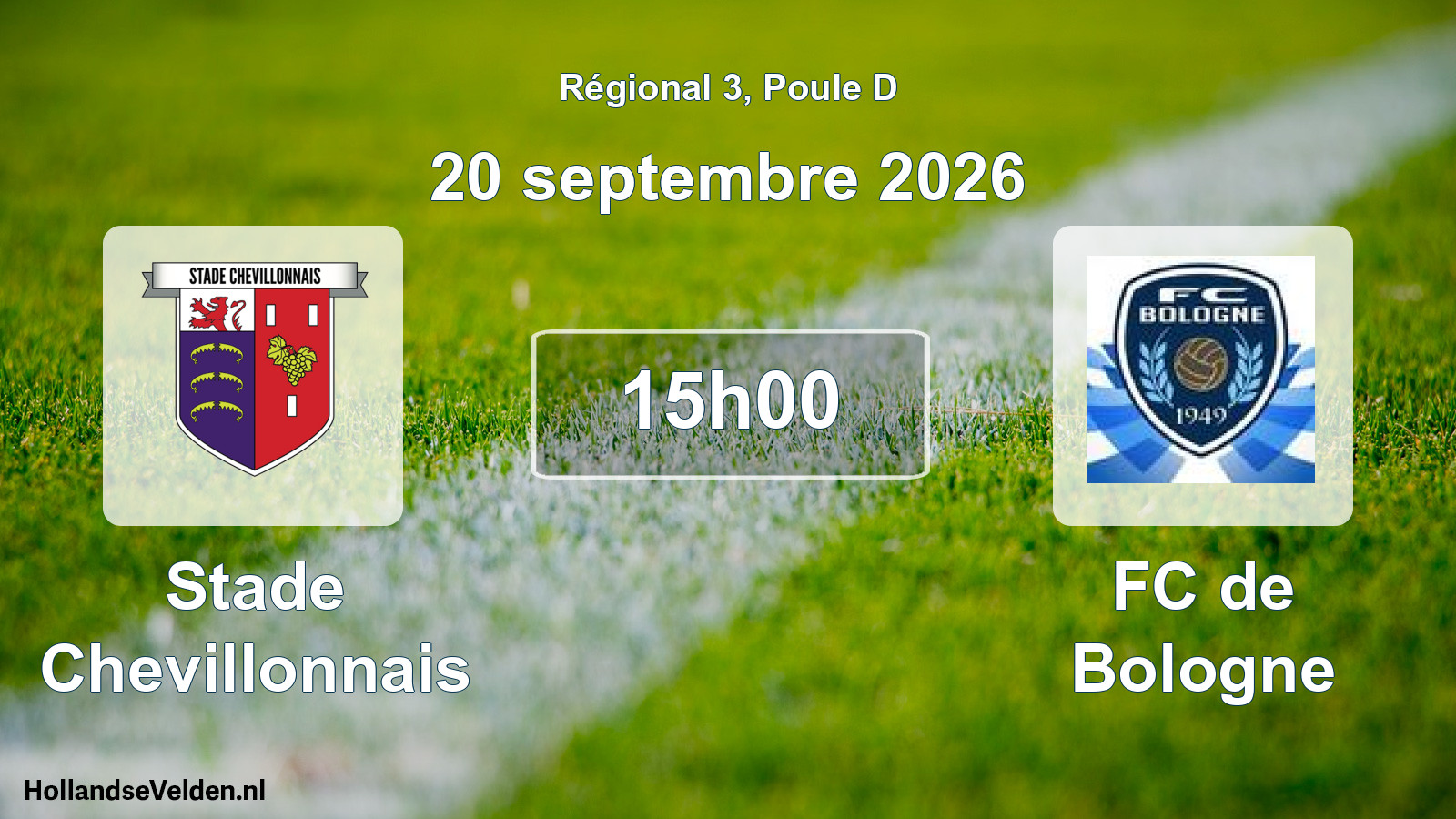 Scheduled Match: Stade Chevillonnais - FC de Bologne (20 September 2026)