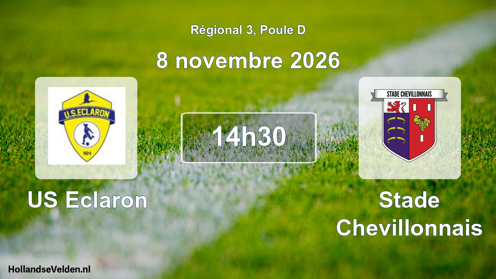 Scheduled Match: US Eclaron - Stade Chevillonnais (8 November 2026)