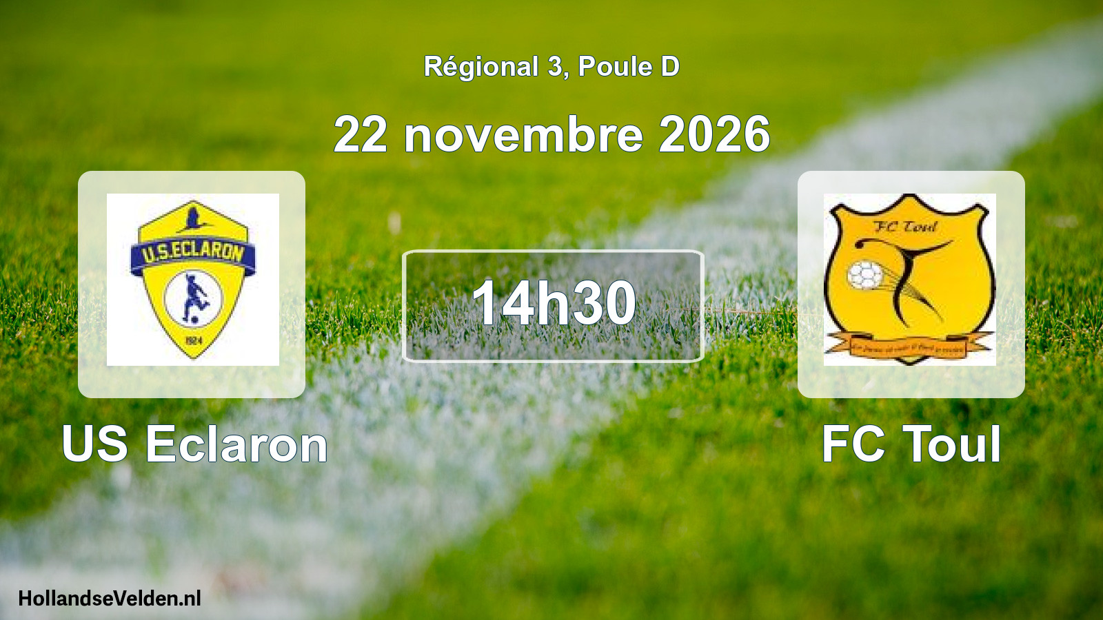 Scheduled Match: US Eclaron - FC Toul (22 November 2026)