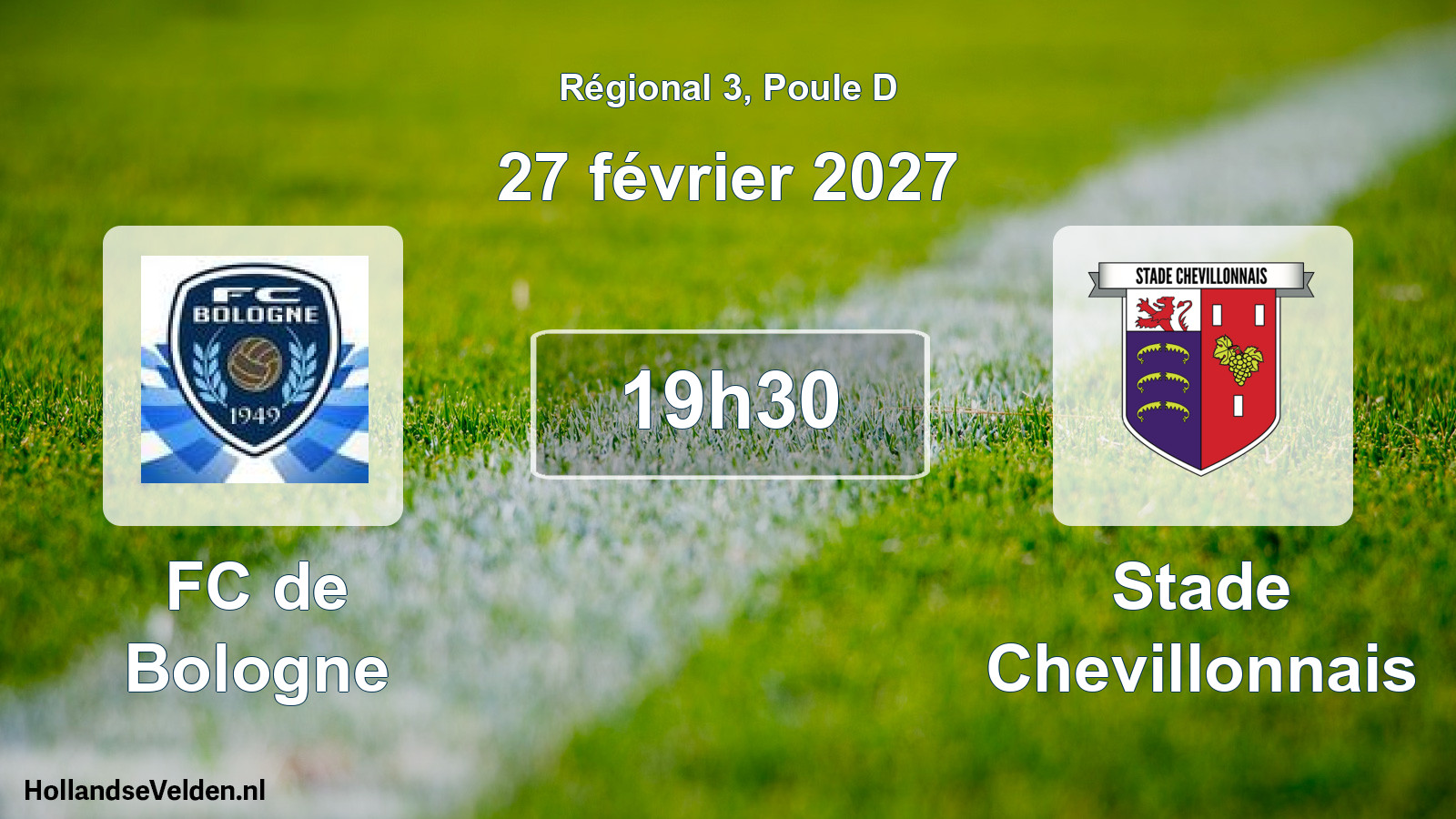 Scheduled Match: FC de Bologne - Stade Chevillonnais (27 February 2027)