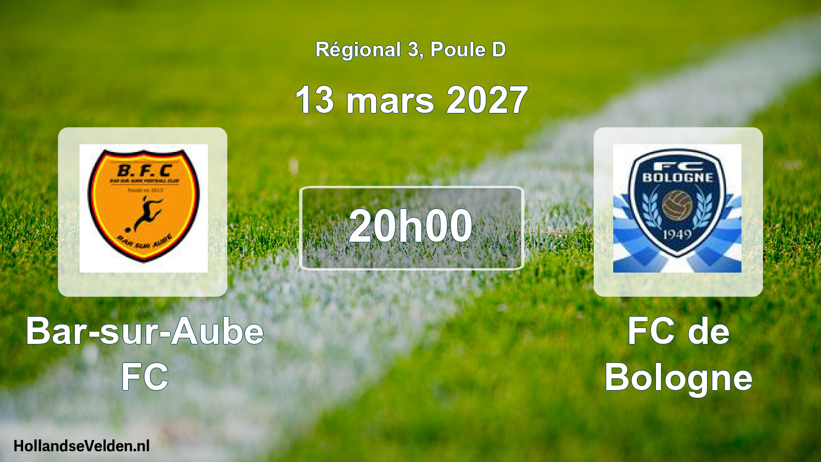Scheduled Match: Bar-sur-Aube FC - FC de Bologne (13 March 2027)