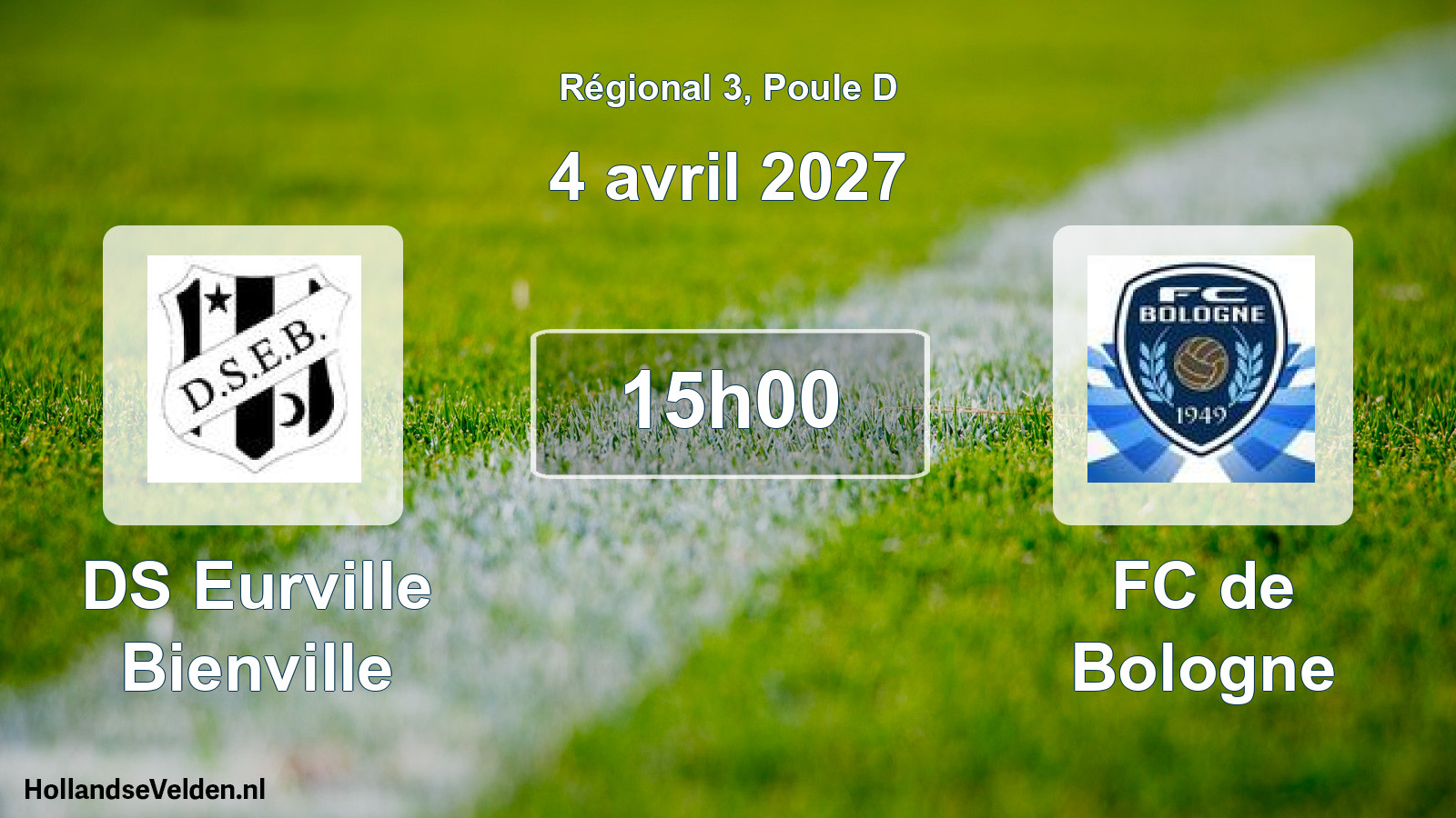 Match programmé: DS Eurville Bienville - FC de Bologne (4 avril 2027)