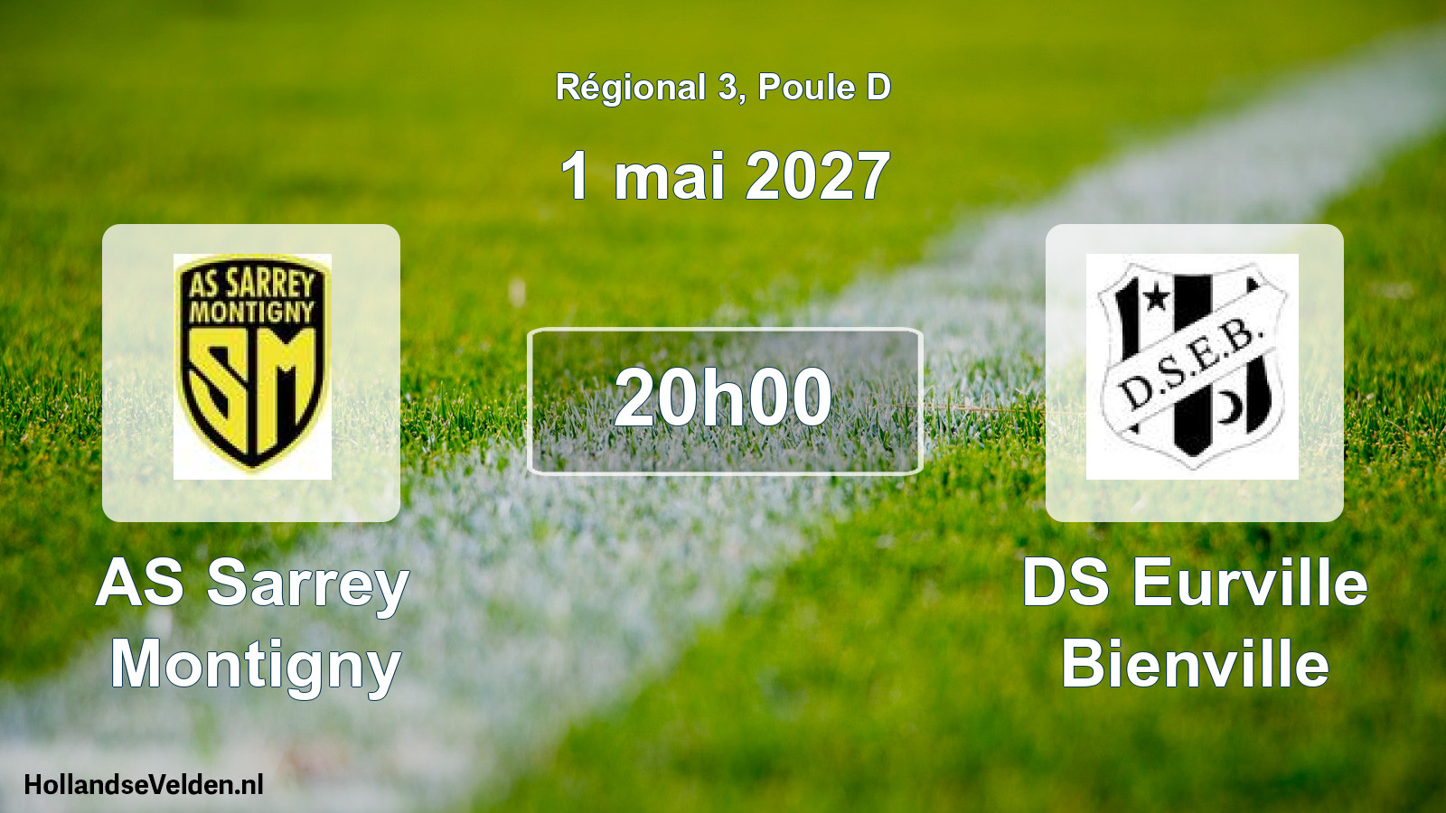 Match programmé: AS Sarrey Montigny - DS Eurville Bienville (1 mai 2027)
