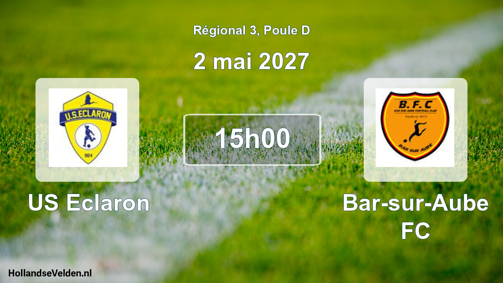 Scheduled Match: US Eclaron - Bar-sur-Aube FC (2 May 2027)