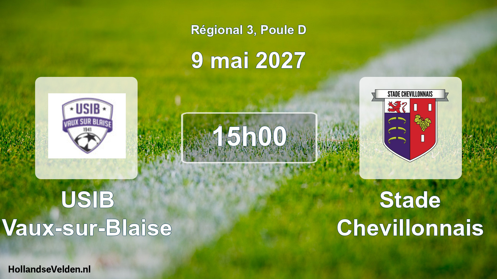 Scheduled Match: USIB Vaux-sur-Blaise - Stade Chevillonnais (9 May 2027)