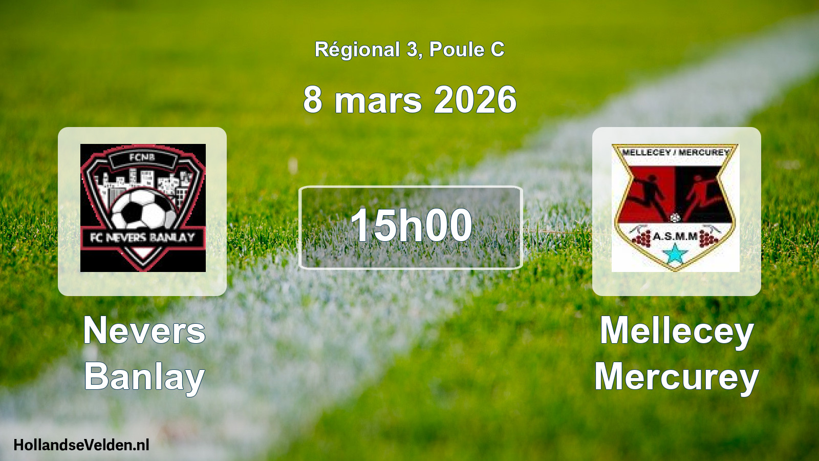 Scheduled Match: Nevers Banlay - Mellecey Mercurey (8 March 2026)