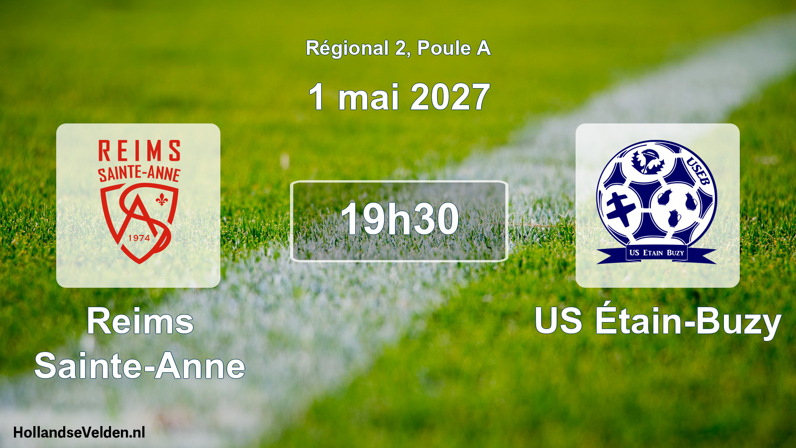 Match programmé: Reims Sainte-Anne - US Étain-Buzy (1 mai 2027)