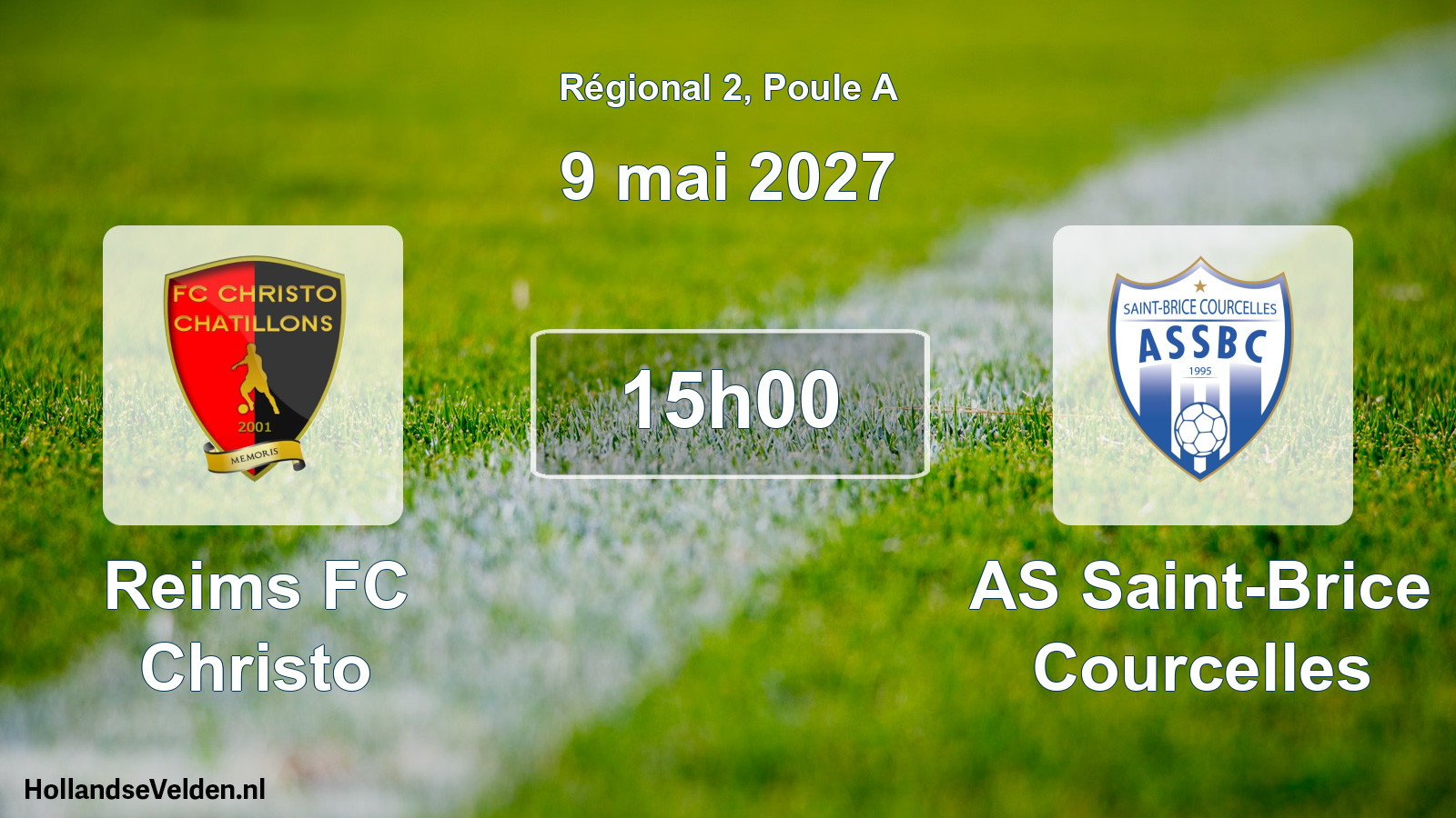 Scheduled Match: Reims FC Christo - AS Saint-Brice Courcelles (9 May 2027)