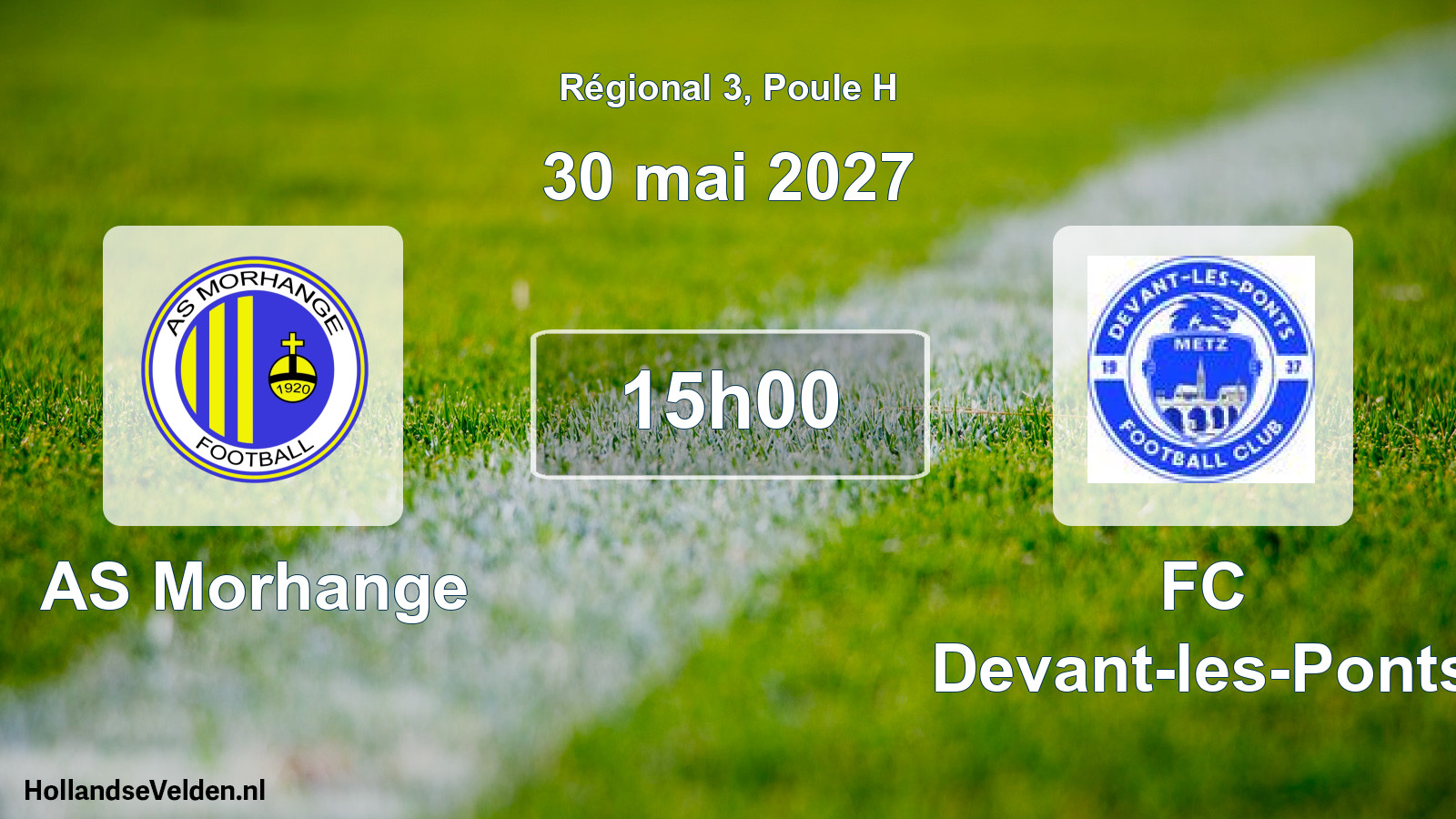 Scheduled Match: AS Morhange - FC Devant-les-Ponts (30 May 2027)