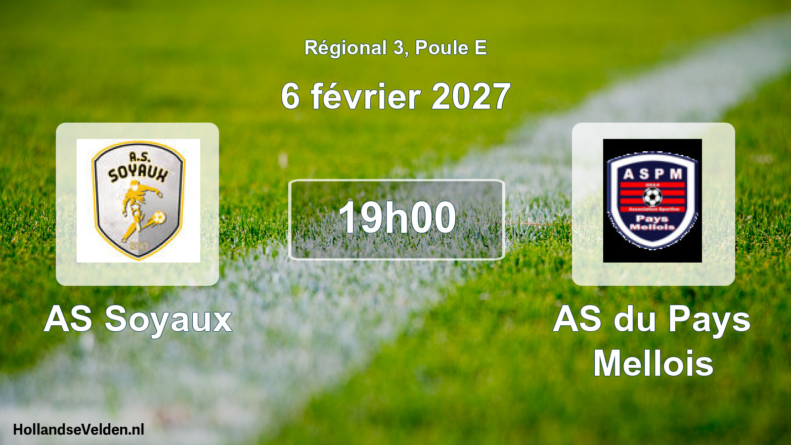 Match programmé: AS Soyaux - AS du Pays Mellois (6 février 2027)