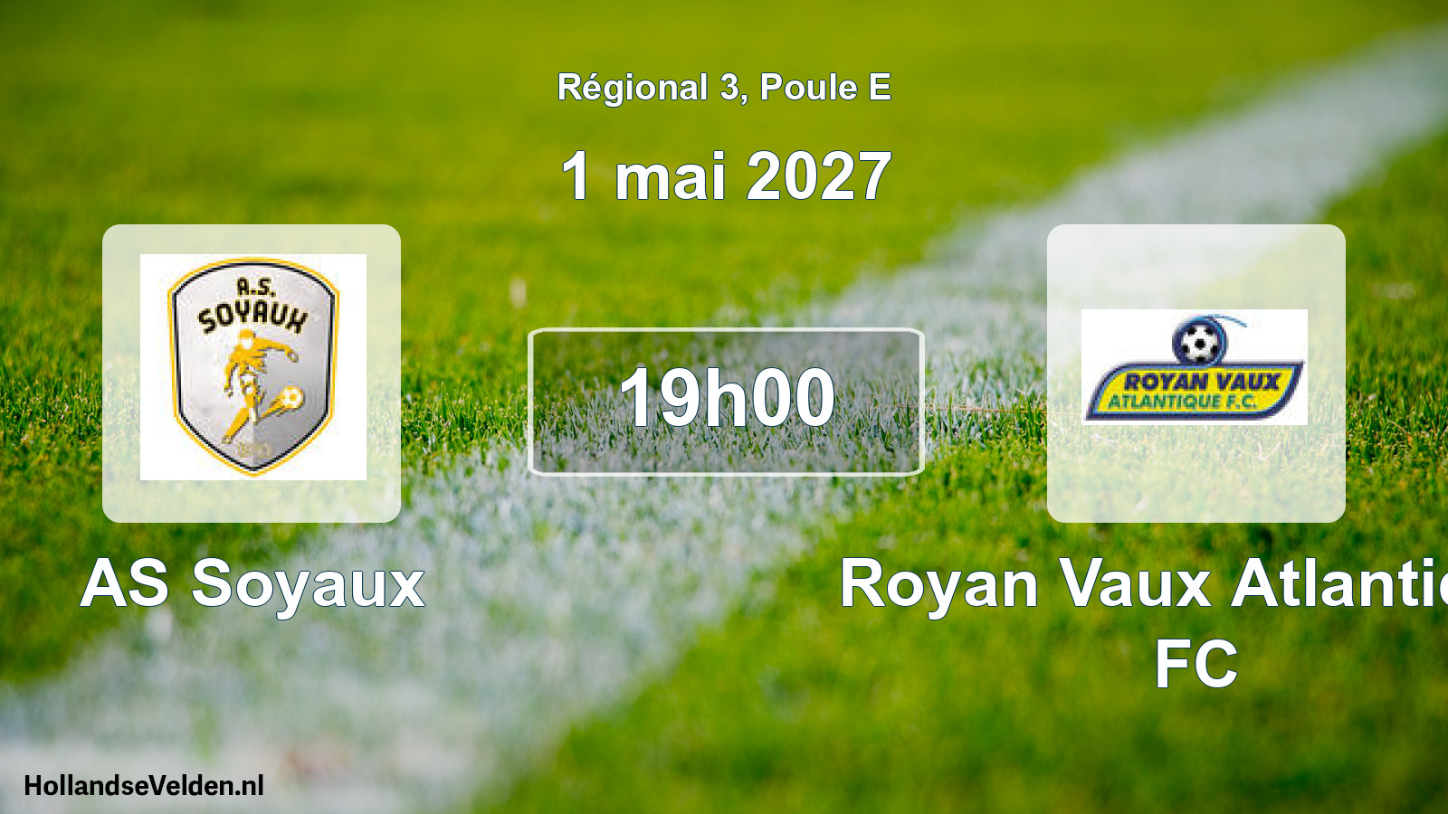 Match programmé: AS Soyaux - Royan Vaux Atlantique FC (1 mai 2027)