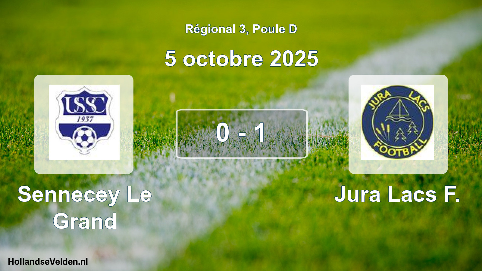 Total number of matches played: Sennecey Le Grand - Jura Lacs F. 0 - 1 (5 October 2025)